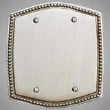 2 Blank Wall Plate - Beaded Design