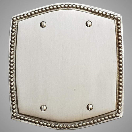 2 Blank Wall Plate - Beaded Design
