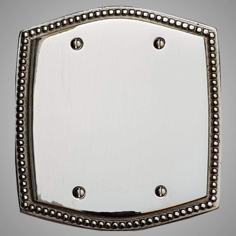2 Blank Wall Plate - Beaded Design