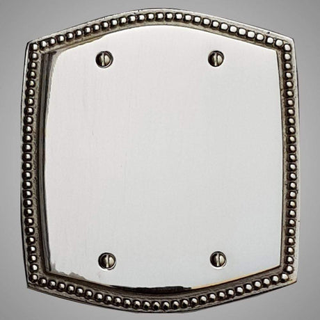 2 Blank Wall Plate - Beaded Design