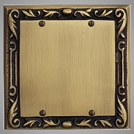 2 Blank Wall Plate - Floral Design