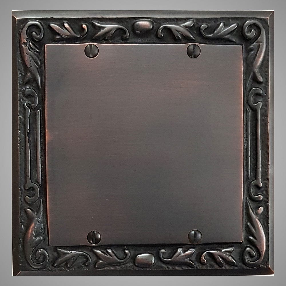 2 Blank Wall Plate - Floral Design