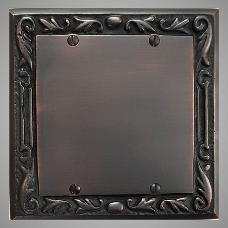 2 Blank Wall Plate - Floral Design