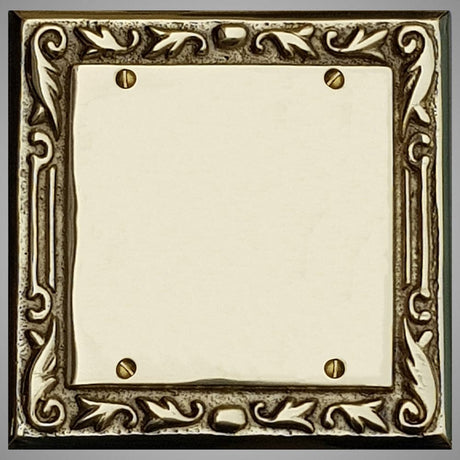 2 Blank Wall Plate - Floral Design