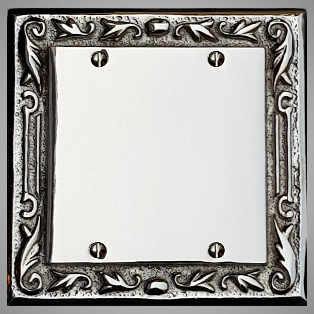 2 Blank Wall Plate - Floral Design