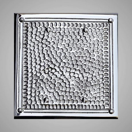 2 Blank Wall Plate - Framed Hammered Design