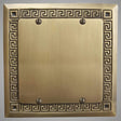 2 Blank Wall Plate - Greek Design