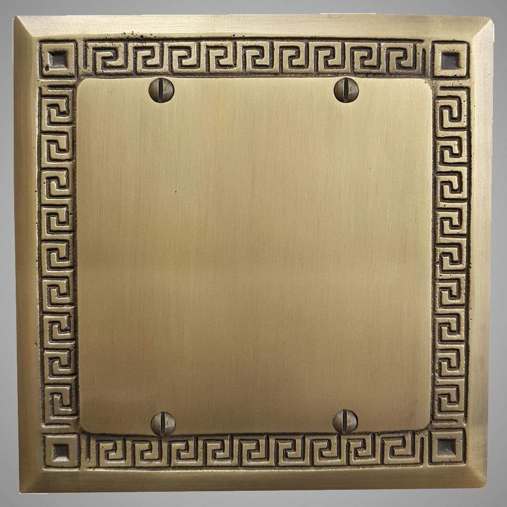 2 Blank Wall Plate - Greek Design