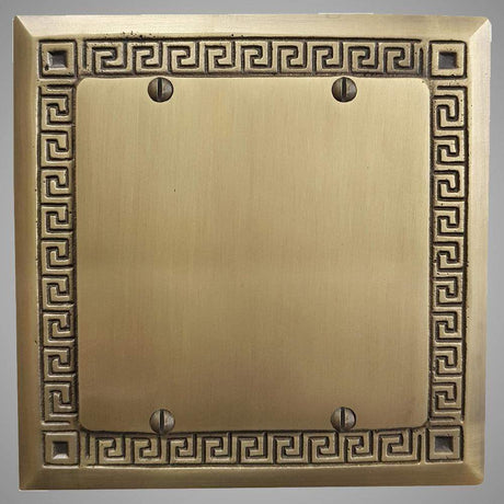 2 Blank Wall Plate - Greek Design