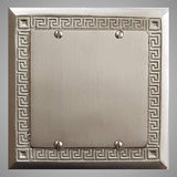 2 Blank Wall Plate - Greek Design
