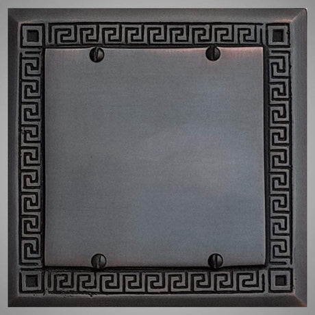 2 Blank Wall Plate - Greek Design