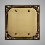 2 Blank Wall Plate - Victorian Design