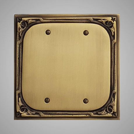 2 Blank Wall Plate - Victorian Design