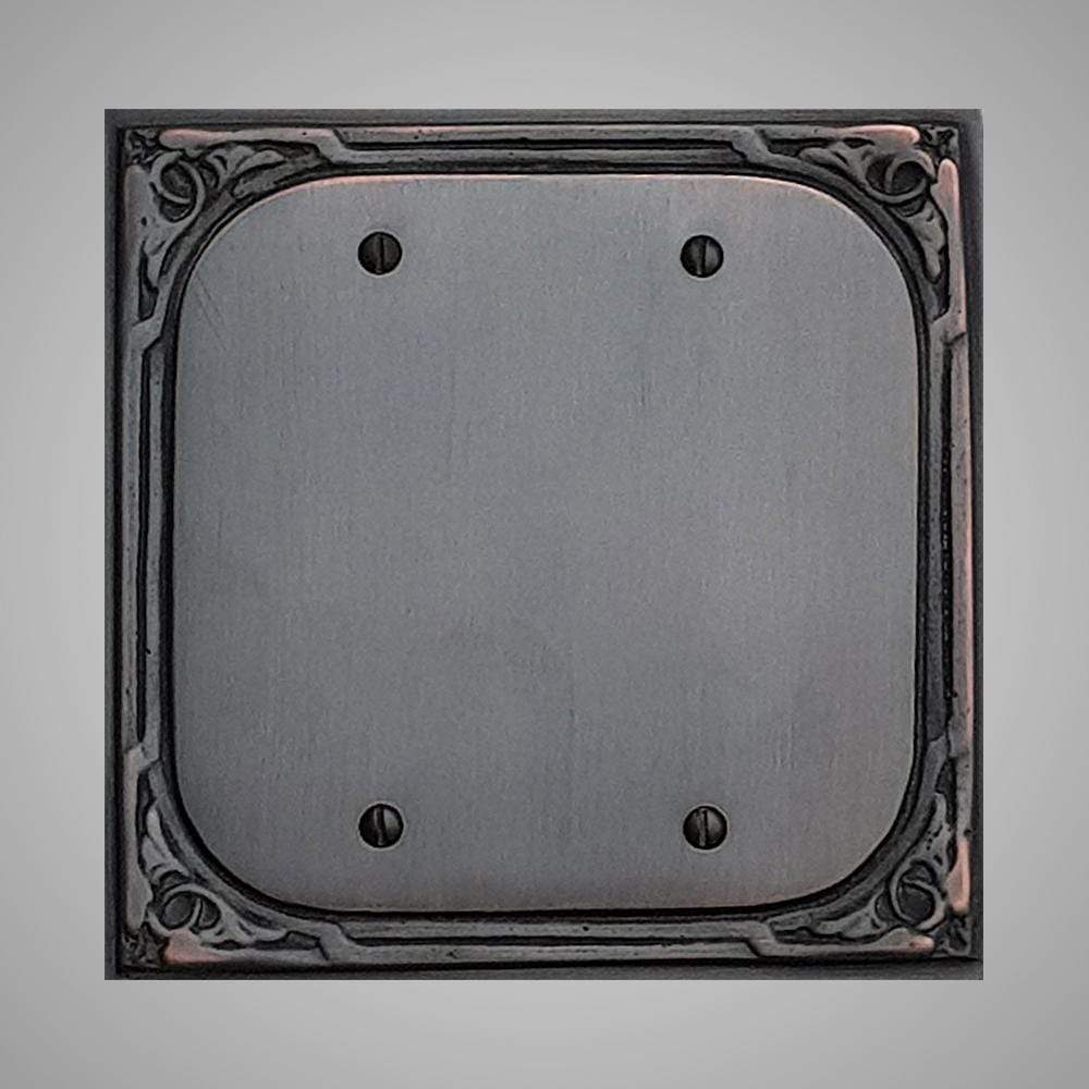 2 Blank Wall Plate - Victorian Design
