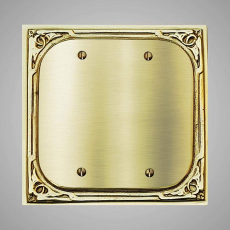 2 Blank Wall Plate - Victorian Design