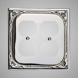 2 Gang Duplex Outlet Wall Switch Plate - Victorian Design