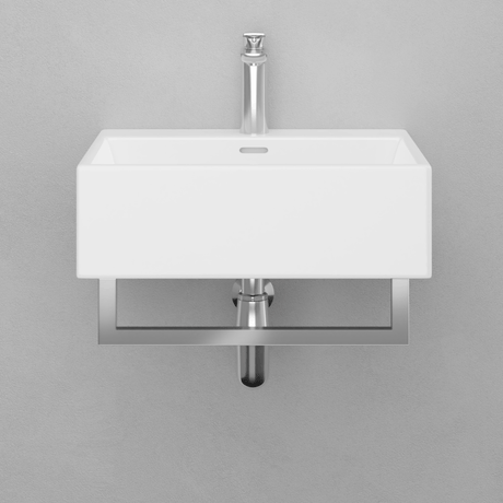 20" Alderson Wall-Mount Vitreous China Sink with Steel Towel Bar