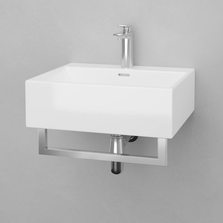 20" Alderson Wall-Mount Vitreous China Sink with Steel Towel Bar