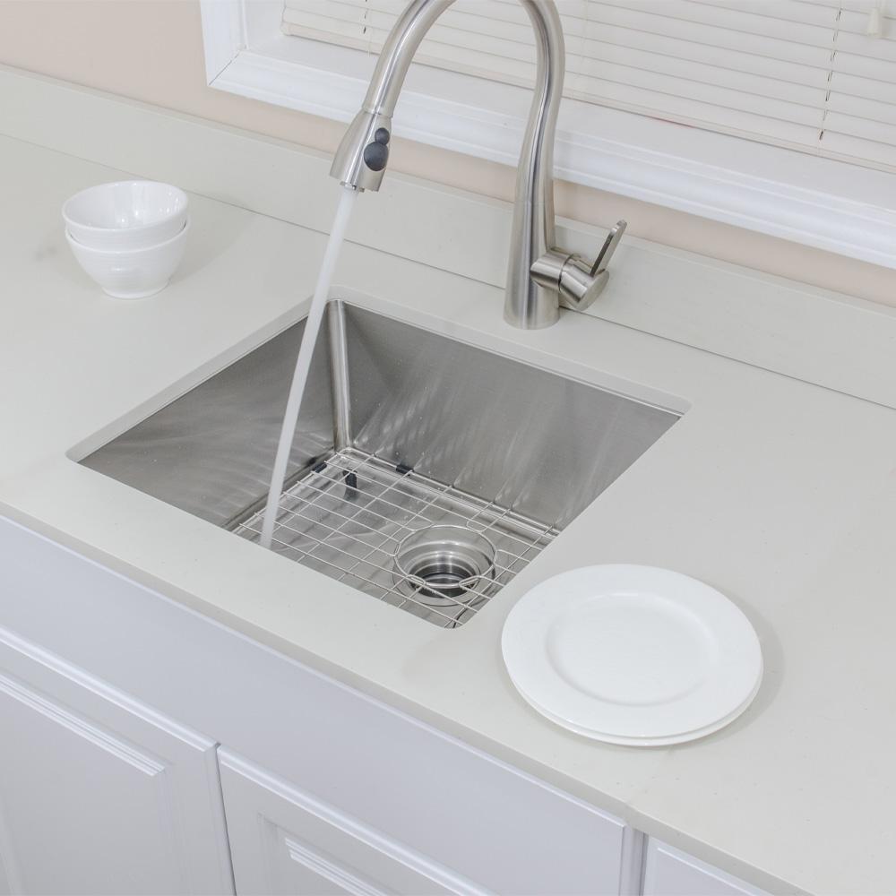 21" Savoy Stainless Steel Single-Bowl Undermount Sink