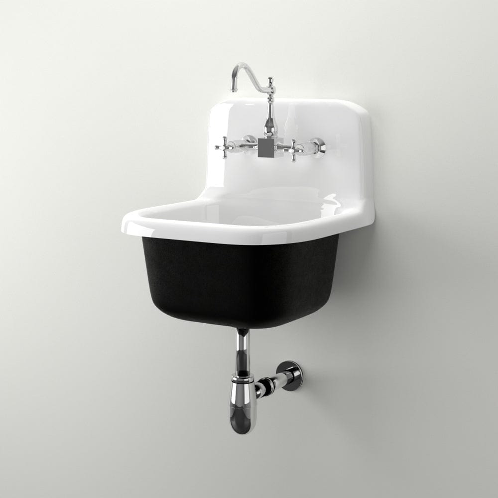 22” Alexane Enameled Cast Iron Wall Mount Bathroom Sink