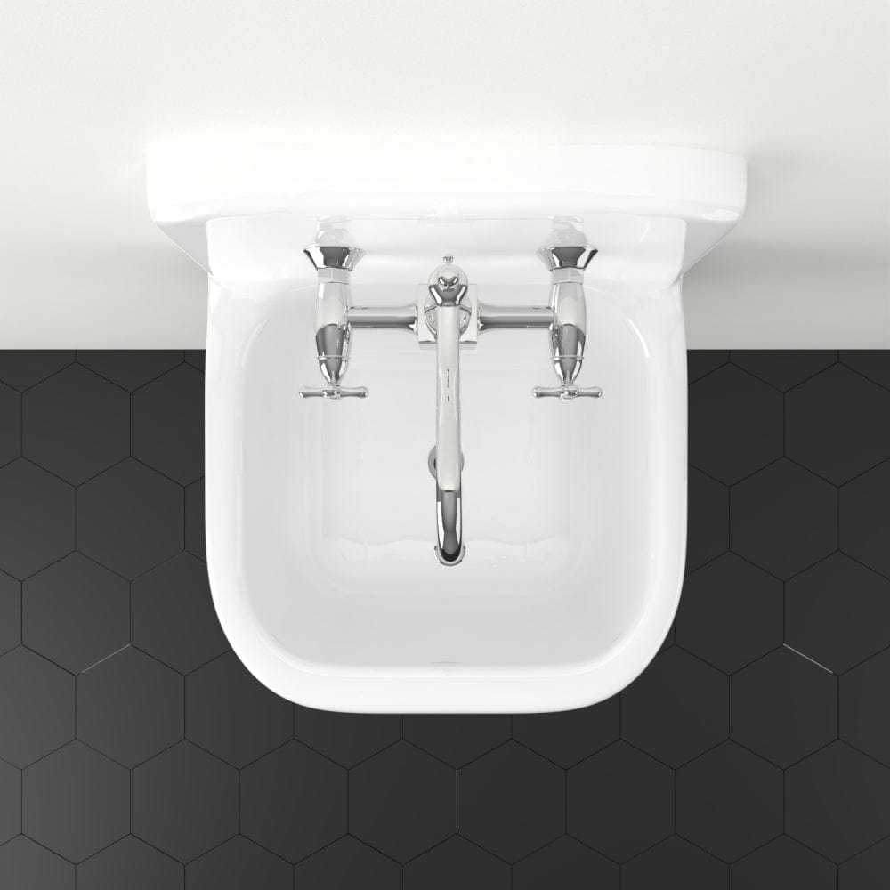 Cast Iron Wall Mounted Bathroom Sink | Vintage Retro Sink – Magnus
