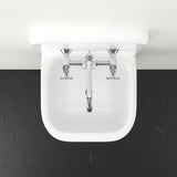 22” Alexane Enameled Cast Iron Wall Mount Bathroom Sink