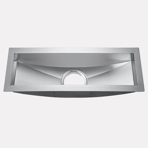 22" Fraser Stainless Steel Single-Bowl Sloped Bottom Undermount Sink