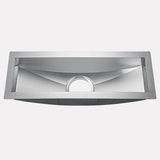 22" Fraser Stainless Steel Single-Bowl Sloped Bottom Undermount Sink