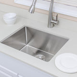 23" Cabot Stainless Steel Single-Bowl Undermount Sink
