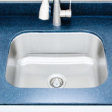23" Errol Stainless Steel Single-Bowl Undermount Sink