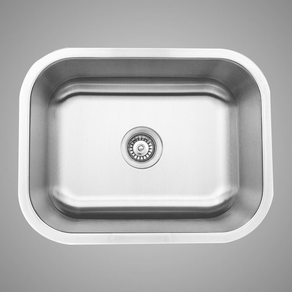 23" Errol Stainless Steel Single-Bowl Undermount Sink