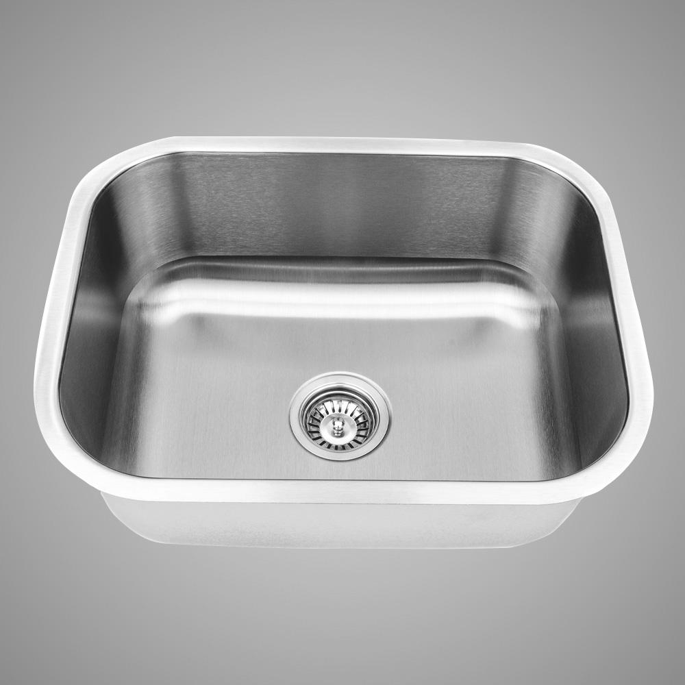 23" Errol Stainless Steel Single-Bowl Undermount Sink