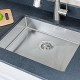 23" Sabattis Handcrafted Stainless Steel Single-Bowl Undermount Sink