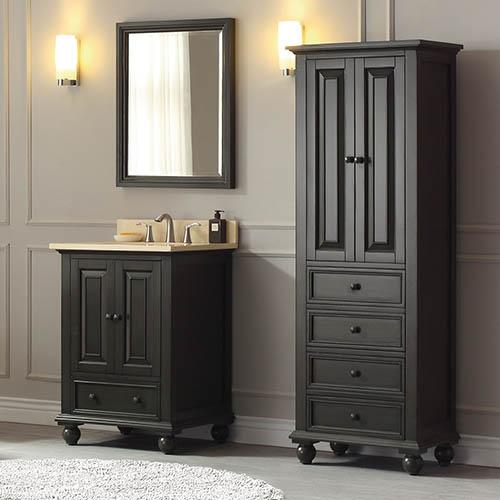 24" Bosler Vanity for Oval Undermount Sink