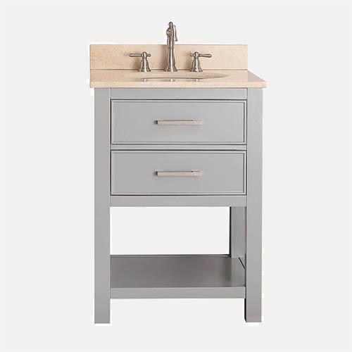 24" Brockton Vanity for Oval Undermount Sink