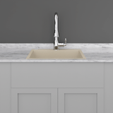 24" Canika  Granite Composite Sink - Beige