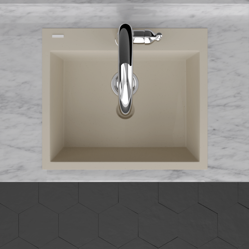 24" Canika  Granite Composite Sink - Beige
