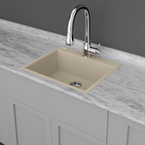 24" Canika  Granite Composite Sink - Beige