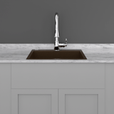 24" Canika  Granite Composite Sink - Brown