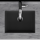 24" Florence Fireclay Single-Bowl Kitchen Sink - Matte Black