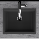 24" Florence Fireclay Single-Bowl Kitchen Sink - Matte Black