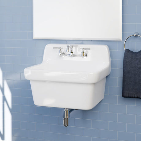 24" Gepen Vitreous China Wall-Mount Bathroom Sink