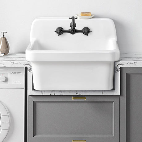 24" Gepen Vitreous China Wall-Mount Bathroom Sink