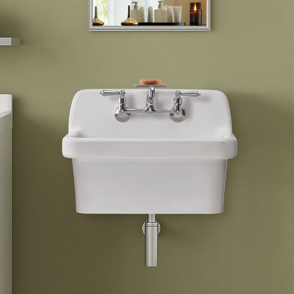 24" Gepen Vitreous China Wall-Mount Bathroom Sink