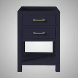 24" Maurizio Vanity Cabinet for Oval Undermount Sink - Navy Blue