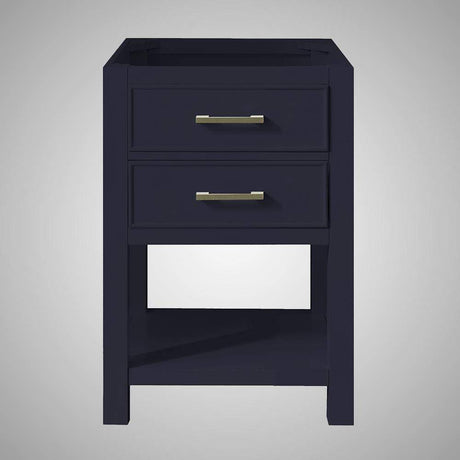 24" Maurizio Vanity Cabinet for Oval Undermount Sink - Navy Blue
