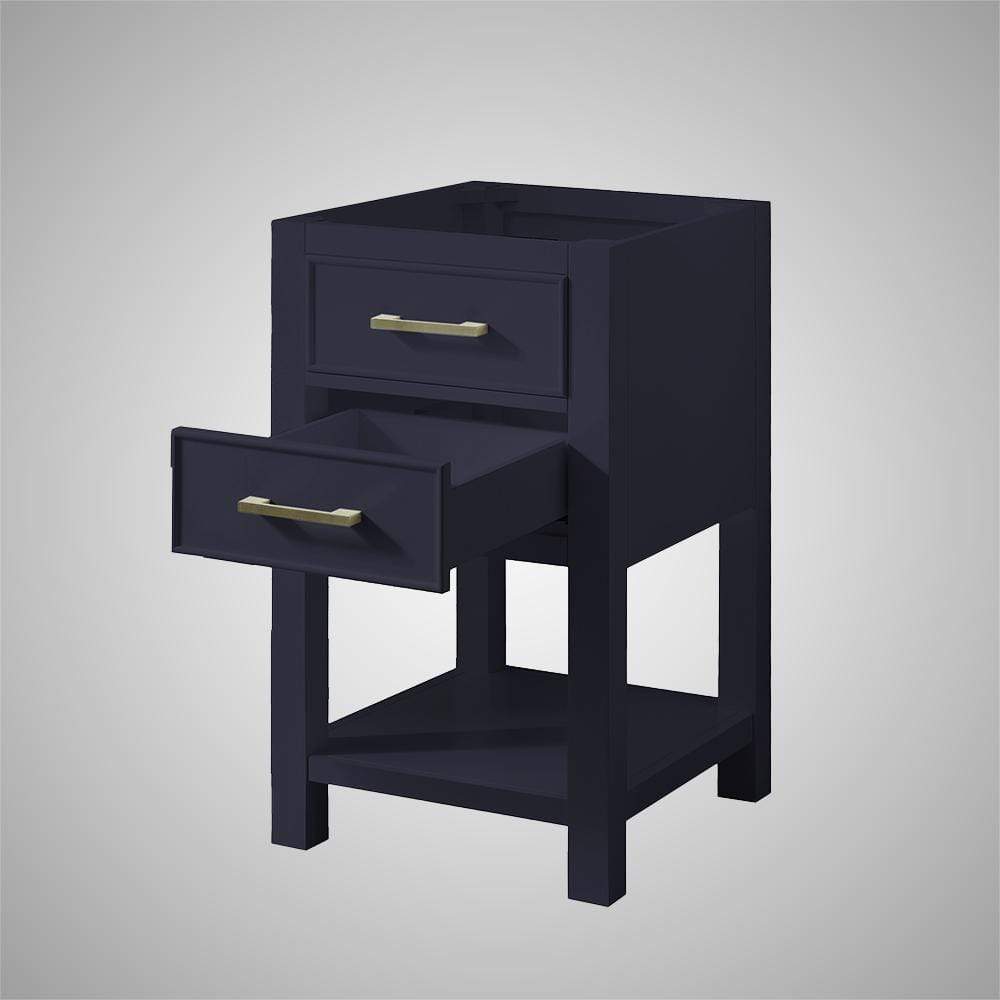 24" Maurizio Vanity Cabinet for Oval Undermount Sink - Navy Blue