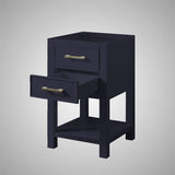 24" Maurizio Vanity Cabinet for Oval Undermount Sink - Navy Blue