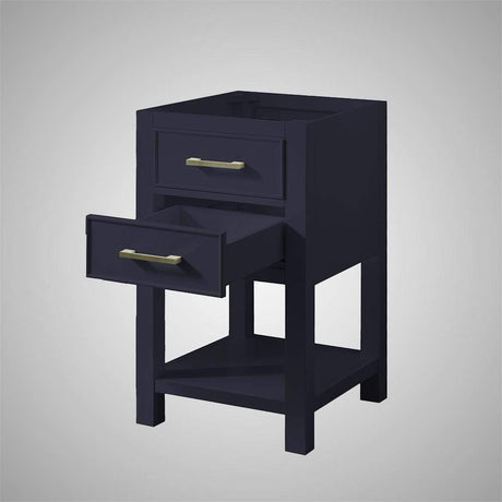 24" Maurizio Vanity Cabinet for Oval Undermount Sink - Navy Blue