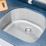 24" Newry Stainless Steel Single-Bowl Undermount Sink